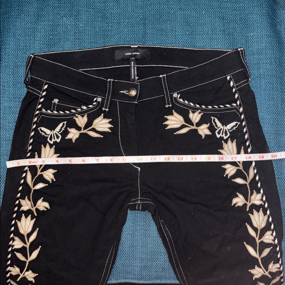Isabel Marant Pant Monroe Embroidered Jeans-unworn - Picture 6 of 8